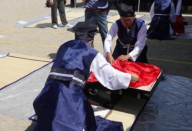 포쇄 재현례 (사진=성주군 제공) *재판매 및 DB 금지