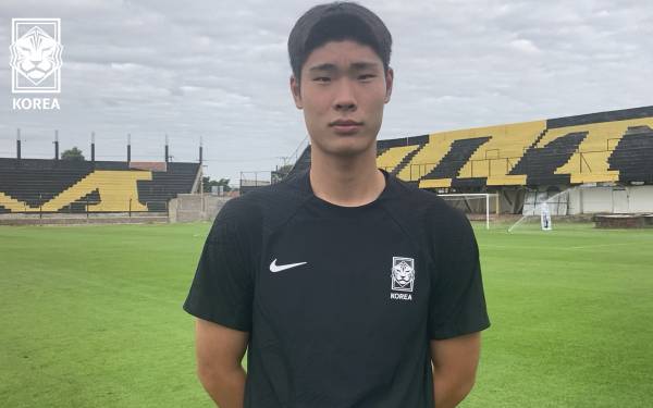 4일 대한축구협회와 인터뷰를 진행하고 있는 이영준의 모습. 대한축구협회 제공