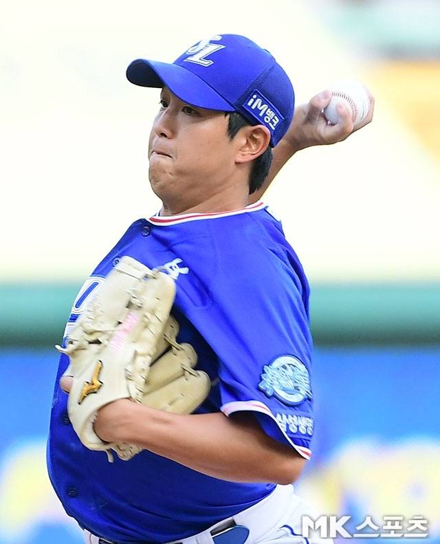 양창섭이 퓨처스리그에서는 좋은 모습을 보여주고 있는데 1군만 올라오면 난조를 보이고 있다. 사진=김영구 기자