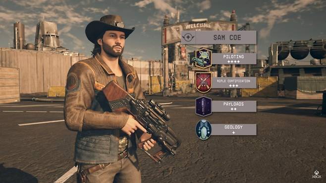 '스타필드' 동료 소개 장면(출처=Xbox 공식 유튜브).