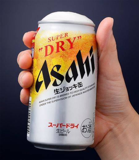 아사히 슈퍼드라이 생맥주 캔 제품 사진.(사진출처=아사히맥주 홈페이지)