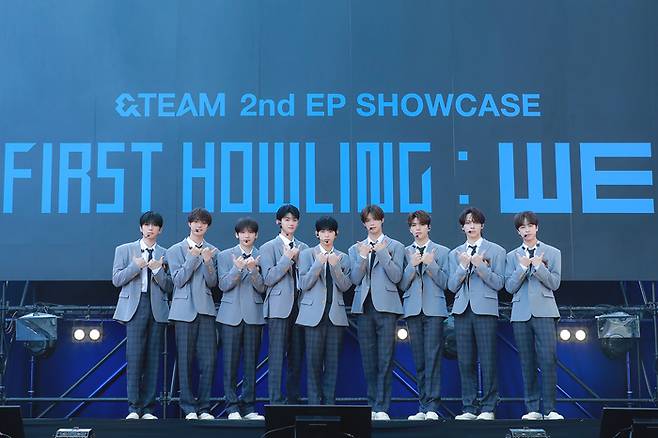 하이브 레이블즈 재팬의 첫 글로벌 그룹 앤팀(&TEAM). 제공 | 하이브 레이블즈 재팬