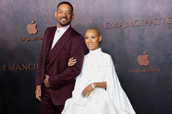 윌 스미스와 제이다 핀켓. 로이터=연합뉴스