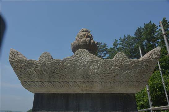 ▲ 지광국사탑비 이수.