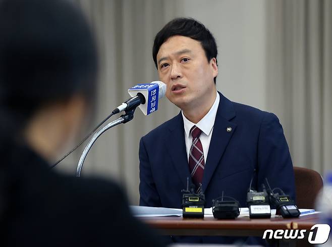 정성국 한국교원단체총연합회(한국교총) 회장. /뉴스1 ⓒ News1 구윤성 기자