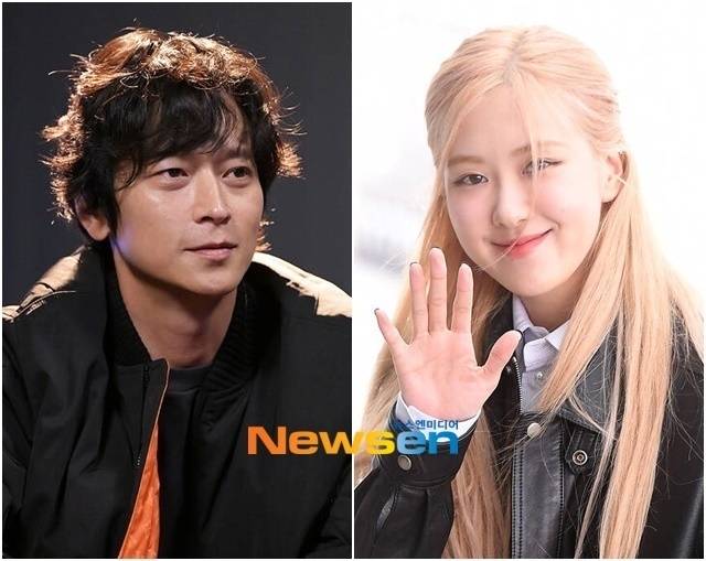 왼쪽부터 강동원, 로제