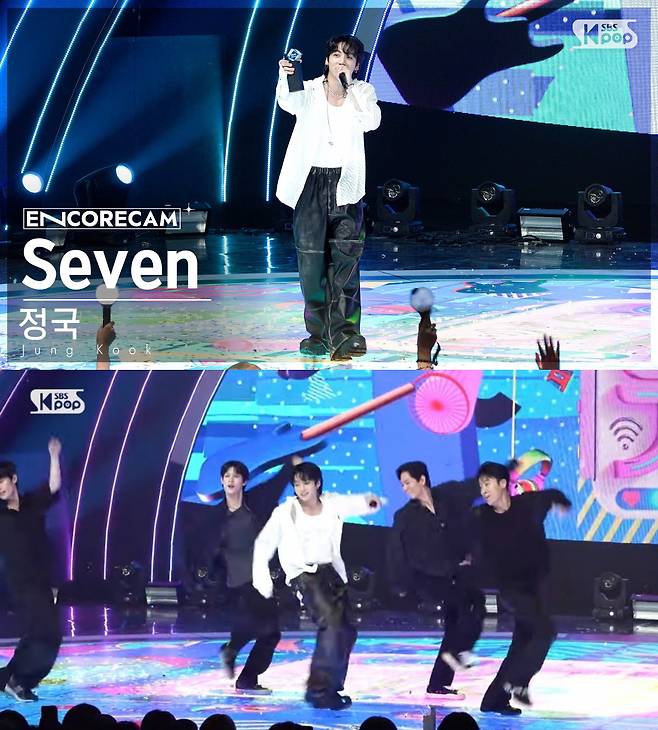 방탄소년단 정국 'Seven' 앙코르 직캠 3일만 500만뷰 돌파..2일 연속 인기 동영상 1위