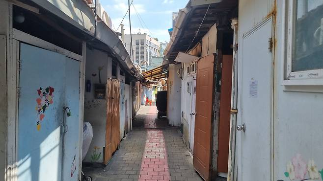 영등포역 인근 쪽방촌. /채민석 기자