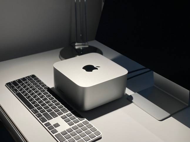애플 M2 맥 스튜디오./사진=백유진 기자 byj@