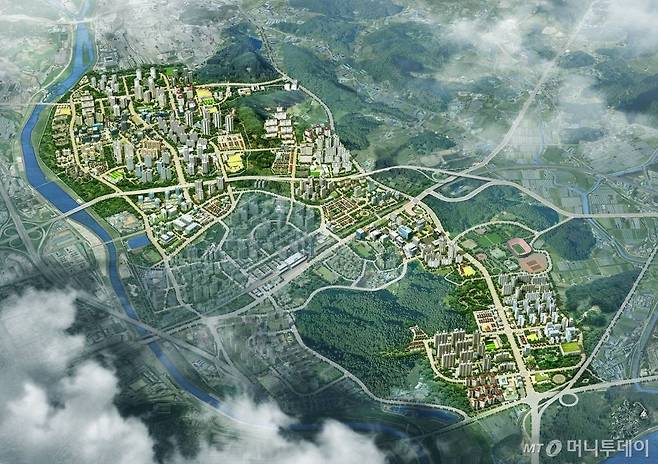 남양주 다산신도시 조감도