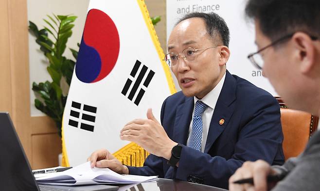 추경호 경제부총리 겸 기획재정부 장관. 기획재정부 제공