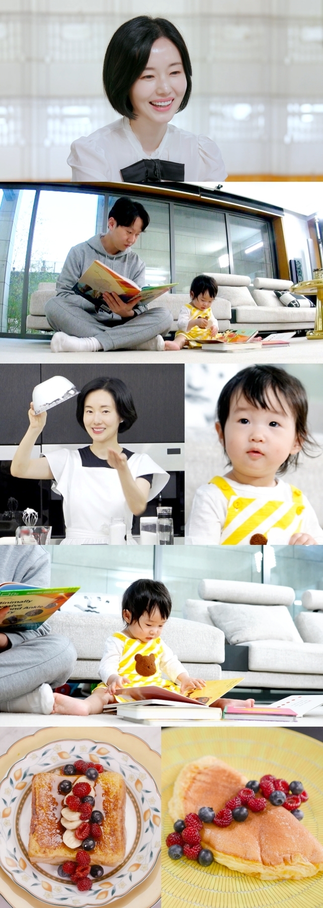 Lee Jung-hyun makes a super simple souffle omelet.On September 15th, KBS 2TV  ⁇  StarsStars Top Recipe at Fun-Staurant  ( ⁇  StarsStars Top Recipe at Fun-Staurant ) will show Lee Jung-hyuns extravagant recipe.Lee Jung-hyun, who makes delicious food for her husband and daughter, and SeoA, a lovely daughter who melts Lee Jung-hyuns heart, are expected to give a happy smile to viewers on Friday evening.Lee Jung-hyun stood in the kitchen wearing a homemade apron in a VCR that was unveiled on the day. Lee Jung-hyun caught the eye of her husband and daughter SeoA sitting side by side in the living room in the same posture.SeoA was looking at a picture book while Lee Jung-hyuns husband was reading an original medical book ahead of surgery. Lee Jung-hyuns face smiled at the appearance of a lovely woman.SeoA also caught the hearts of Stars Top Recipe at Fun-Staurant  ⁇  Auntie and Uncles when the song came out of the book.The Stars Top Recipe at Fun-Staurant Family members who watched the VCR said, This part resembles my mother, and I can not deceive the DNA. Lee Jung-hyun is very pretty about her daughter SeoA.Im crazy, Im a stupid mother who does not have a daughter.  ⁇  Stars Top Recipe at Fun-Staurant  ⁇  I made the studio a SeoA of clothes.