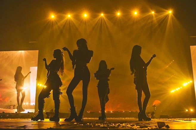Blackpink's 'Born Pink' tour finale at Gocheok Sky Dome in Seoul on Sunday. (YG Entertainment)