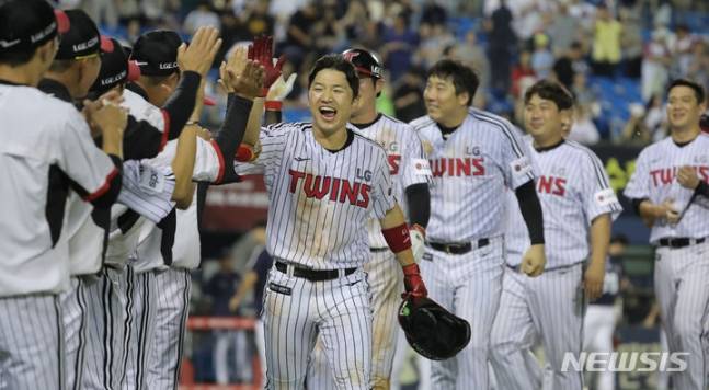 LG 선수단. /사진=뉴시스