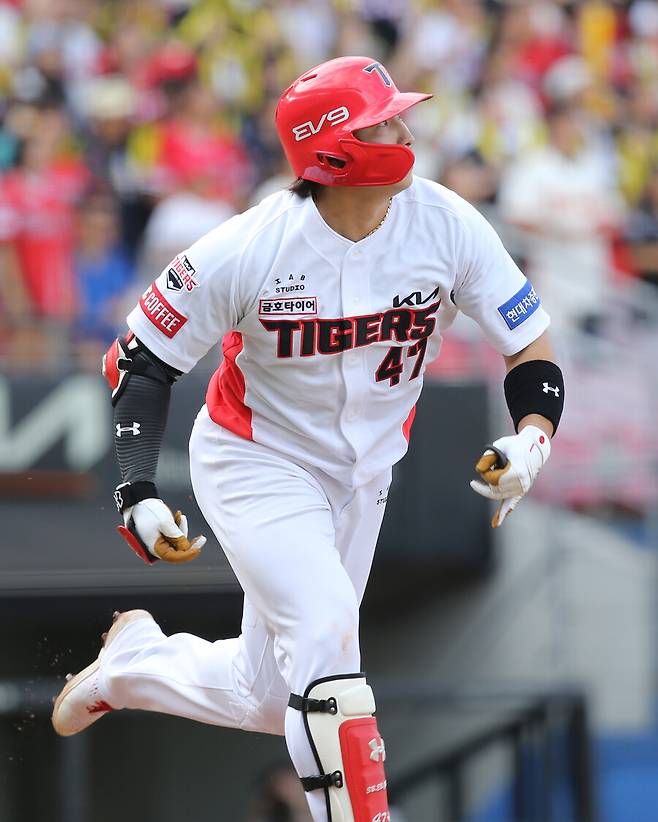 ▲ 부상 후 맹활약했던 나성범은 햄스트링 부상으로 시즌을 조기에 마감했다 ⓒKIA타이거즈