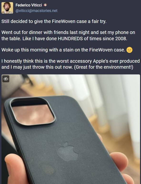 페데리코 비티치의 포스팅/사진=맥스토리스닷컴