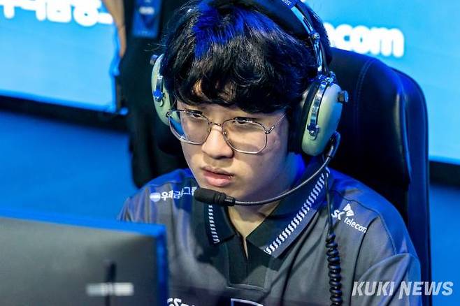 평가전 당시의 탑 라이너 ‘제우스’ 최우제(T1). 사진=차종관 기자