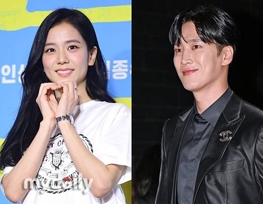 지수(왼쪽)와 안보현 / 마이데일리