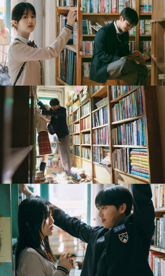 tvN 월화드라마 '반짝이는 워터멜론'의 최현욱, 신은수./사진제공=tvN