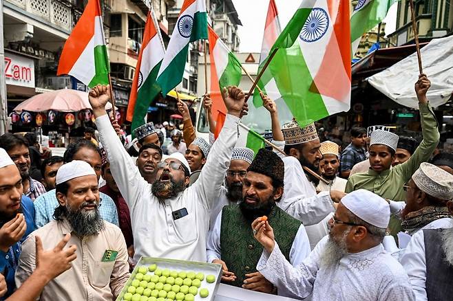 뭄바이 거리. /AFP