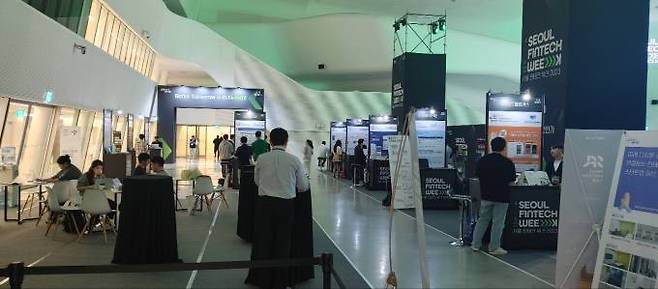 서울 핀테크 위크 내부 현장. 사진=김동운 기자