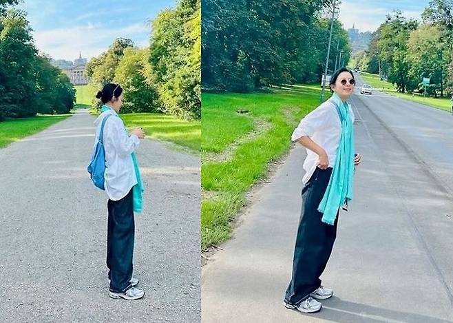 Actress Kim Hee-ae showed off her comfortable travel fashion.On the 6th, Kim Hee-ae said to his instagram, This is London. It is these days that I feel the importance of full rest as I have done my best to work on my business.Please fill your precious and happy day. In the photo, Kim Hee-ae poses in the background of London, England. Kim Hee-ae wearing round sunglasses in a denim shirt, matching a knit vest and wearing dark jeans.He drew attention by creating a fashion that emphasized comfort in sneakers.The day before, Kim Hee-ae also shared a photo from Frankfurt, Germany, where she matched jeans and sneakers with a loose shirt.In particular, Kim Hee-ae has completed a sensible look around the trademark scarf in both fashions.Kim Hee-ae appeared in the movie Normal Family, the opening film of the London Korean Film Festival, which celebrates the 140th anniversary of Han Young-soo.Ordinary Family is a story about two brothers and sisters of different beliefs who happen to face terrible secrets. It is scheduled to open in 2024 in Korea.