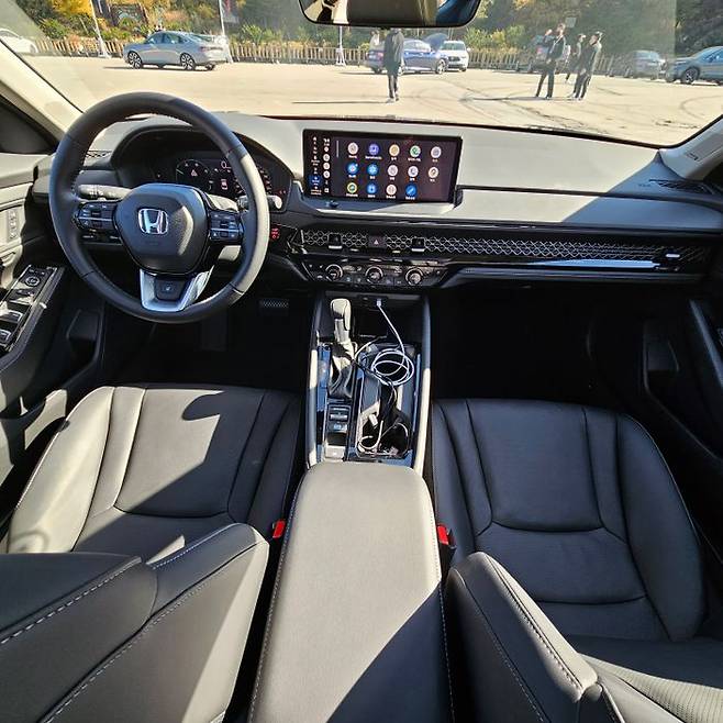 올 뉴 어코드 하이브리드 앞좌석. ⓒ데일리안 정진주 기자