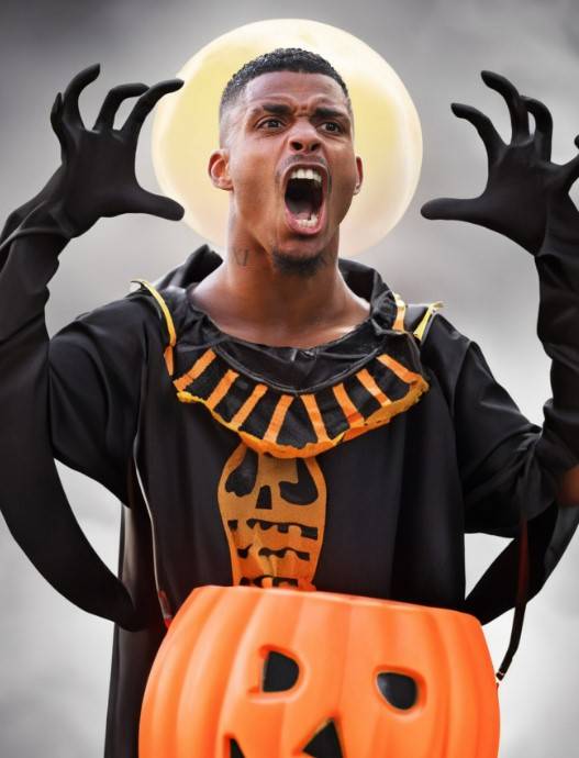 ▲ 울버햄튼이 게시한 할로윈 기념 합성 사진ⓒ울버햄튼 SNS