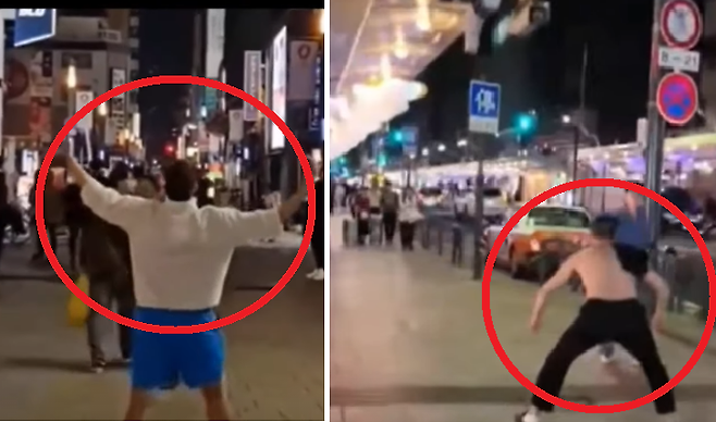전 국가대표 야구선수 조용훈(36)씨가 일본에서 주사 부리는 영상을 올렸다가 뭇매를 맞고 삭제했다. JTBC ‘사건반장’ 갈무리