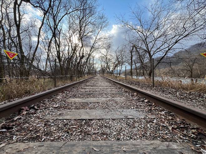 17일 오후 철원의 금강산철도. 방승혁 씨 제공