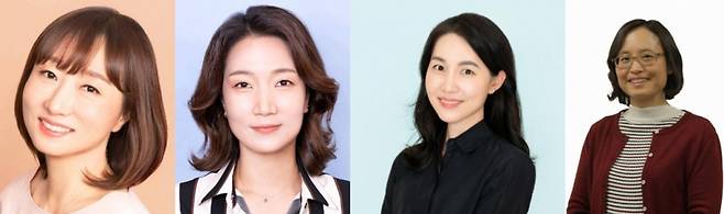 삼성전자가 부사장 51명, 상무 77명, 펠로우 1명, 마스터 14명 등 총 143명을 승진시키는 2024년 정기 임원 인사를 29일 실시했다. (왼쪽부터) 정혜순 부사장, 송문경 상무, 이영아 상무, 전신애 부사장 /사진제공=삼성전자