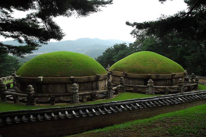 신문고를 만든 태종 부부 무덤, 헌릉. /문화재청