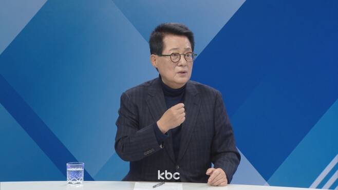 ▲ 11일 KBC ‘여의도초대석’에 출연한 박지원 전 국가정보원장 