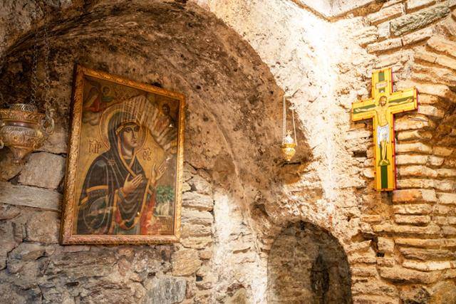 튀르키예 이즈미르주 에페수스에 있는 성모 마리아의 집. 튀르키예 문화관광부 제공