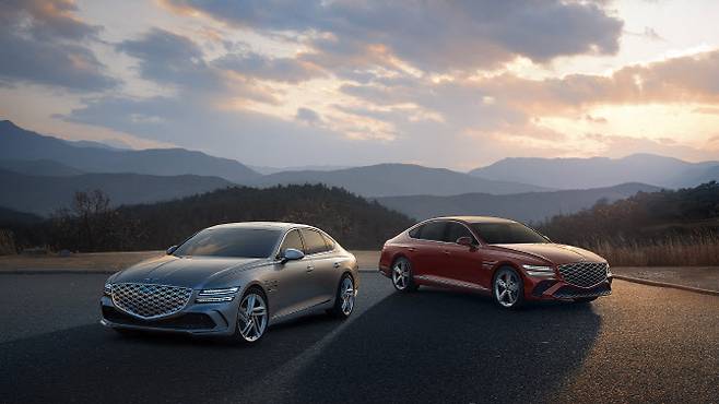 제네시스 G80 부분변경 모델. (사진=제네시스)