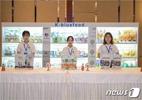 '2023년 중화권 우수 바이어 리셉션' 수출제품 홍보(해양수산부 제공)