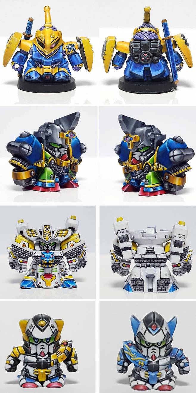 검객 야크트도가, 중전사 볼트건담, 드라곤 팔레스, 헥사영 헥사엘더