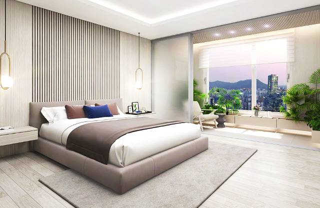 대우건설이 재단장한 아파트 리모델링 평면의 내부 테라스 '그린라이프 테라스'. 대우건설 제공