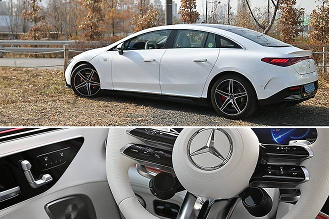 메르세데스-AMG EQE 53 4MATIC+. 김학수 기자