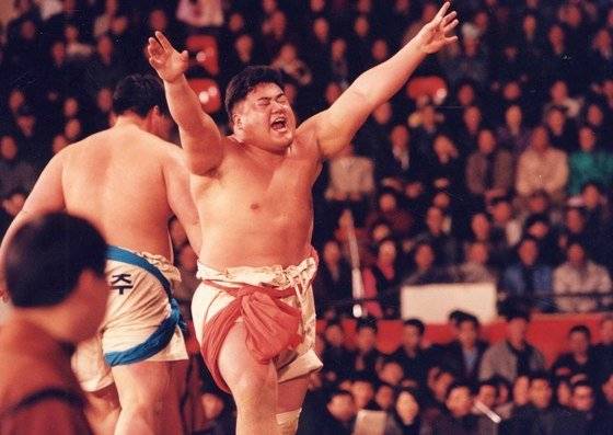 씨름선수 황대웅. 중앙포토