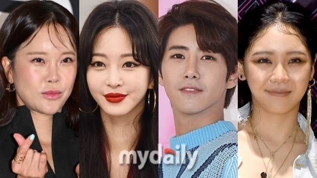 성형 수술 사실을 고백한 솔직 당당 스타들. 왼쪽부터 가수 백지영, 배우 한예슬, 그룹 제국의아이들(ZE:A) 겸 방송인 황광희, 래퍼 트루디./마이데일리 DB