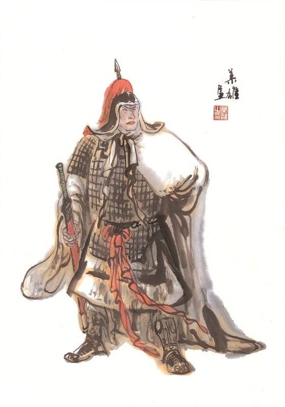 왕평. 출처=예슝(葉雄) 화백