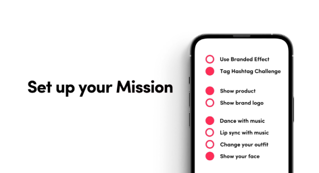 ▲ 브랜디드 콘텐츠를 공개 모집하는 틱톡 광고. 사진=틱톡 영상 갈무리.