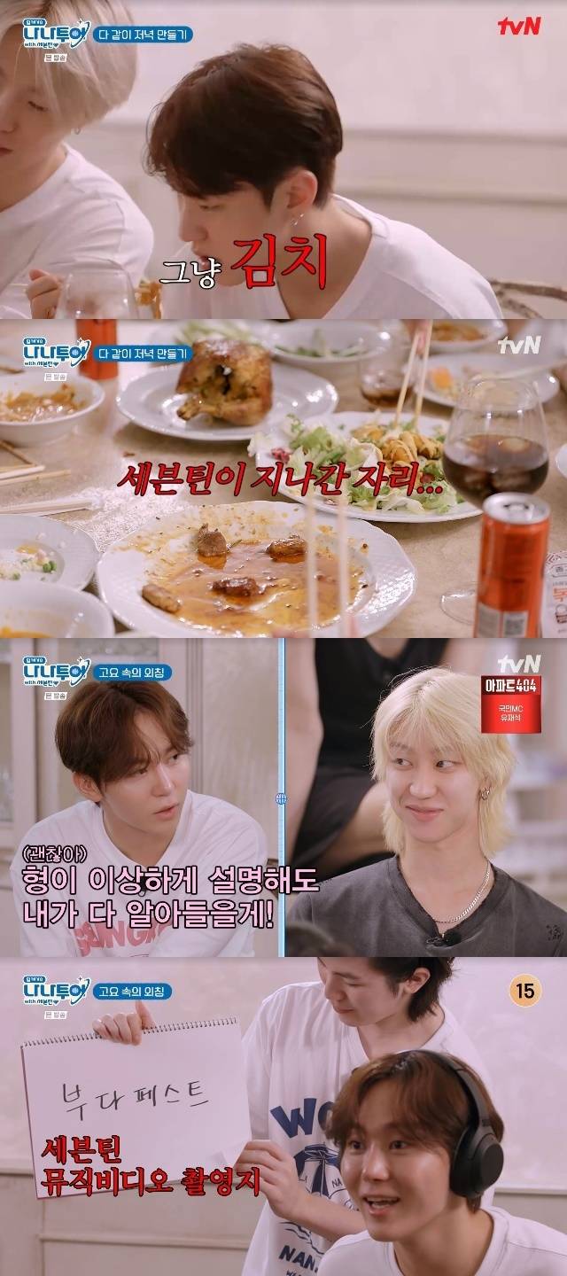 tvN ‘나나투어 with 세븐틴’ 캡처