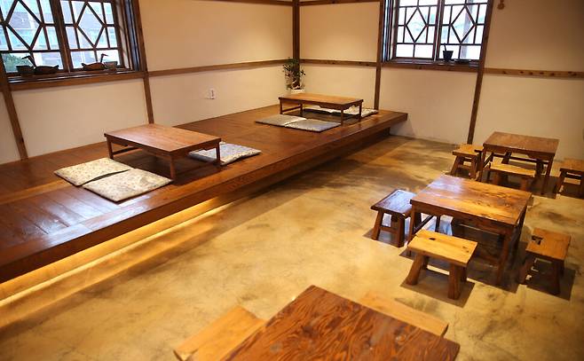 ‘콩방앗간’ 실내. 박미향 기자