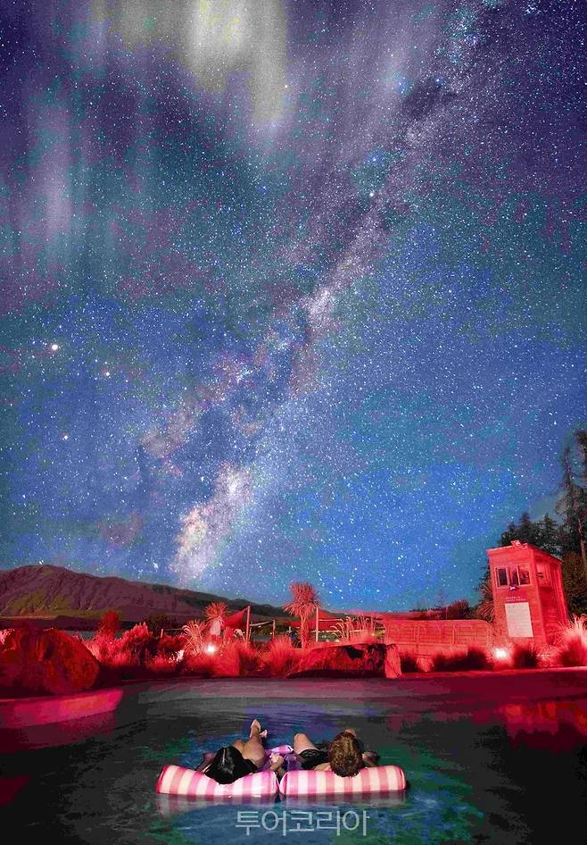 테카포스프링스에서 바라보는 밤하늘 ⓒTekapo Springs
