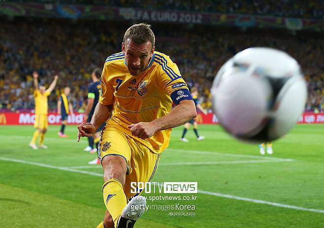 ▲ 셰브첸코는 우크라이나의 축구 영웅이다.