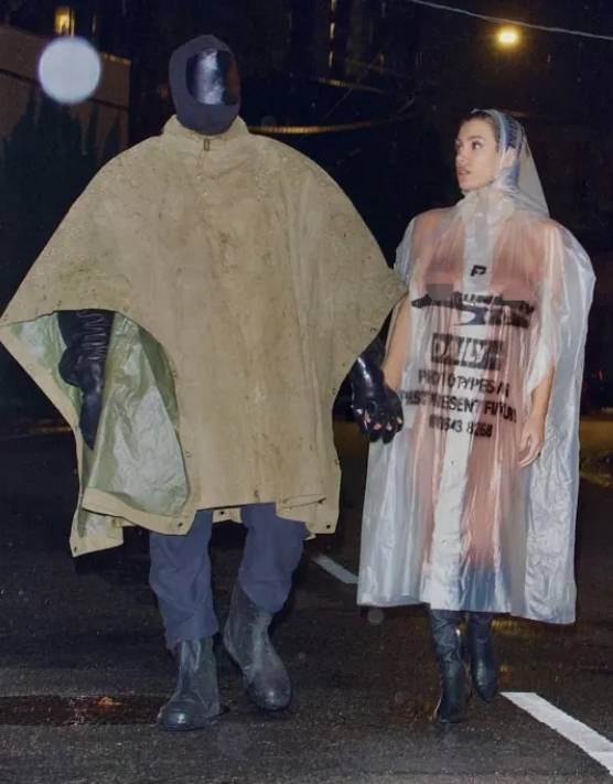 팝스타 칸예 웨스트(왼쪽)와 아내 비앙카 센소리. 사진 | 페이지식스