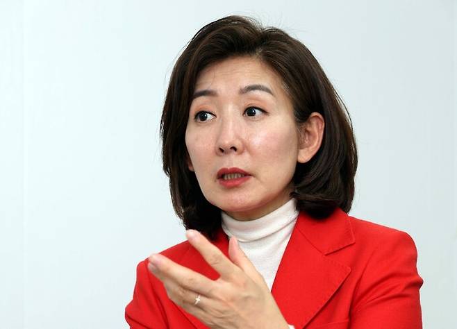 서울 동작을 예비후보인 국민의힘 나경원 전 원내대표가 지난 1월 31일 서울 동작구 사무실에서 세계일보와 인터뷰하고 있다. 서상배 선임기자