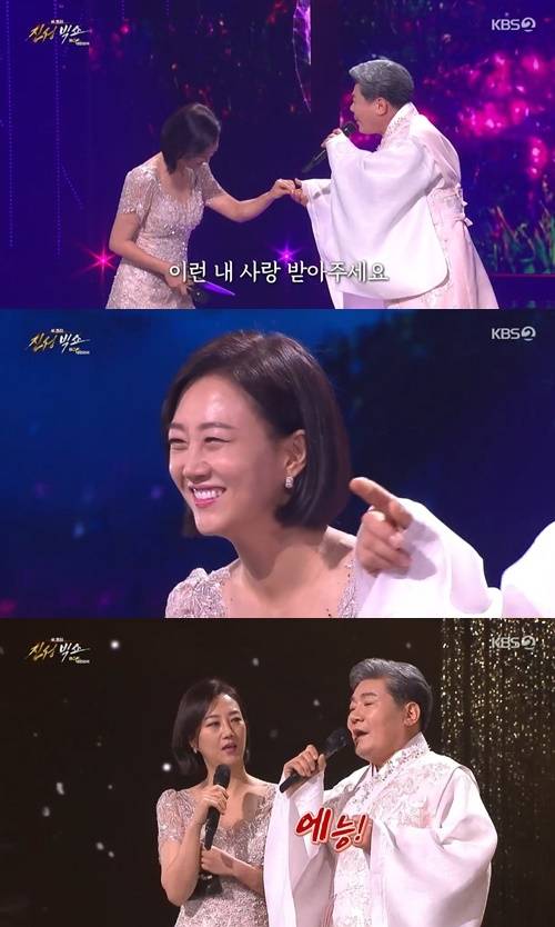 빅쇼 장윤정, 가수 장윤정이 선배 진성과 남다른 인연에 대해 밝혔다. 사진=‘진성빅쇼’ 캡처